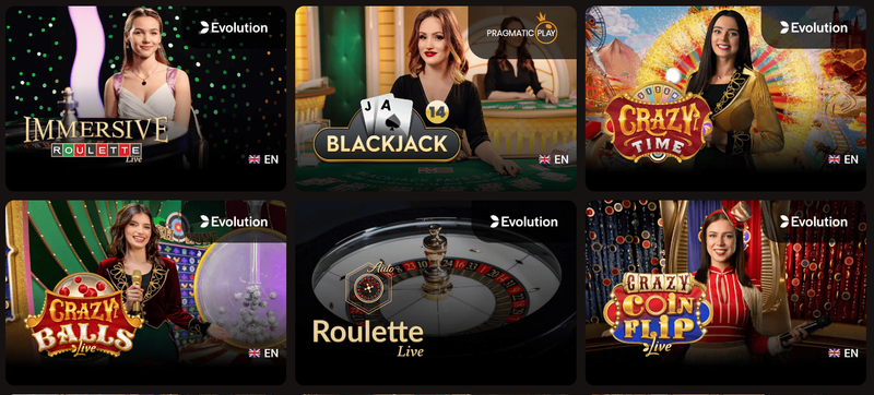 Canlı dilerlərlə Pin-up kazino